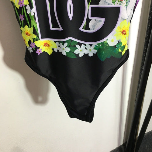 Dolce & Gabbana “Bunny Bloom” One-Piece Swimsuit