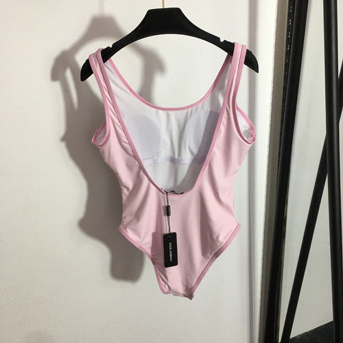 Dolce & Gabbana “Garden Reverie” Bunny-Print One-Piece Swimsuit