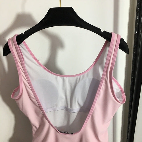 Dolce & Gabbana “Garden Reverie” Bunny-Print One-Piece Swimsuit