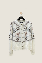 Chalet de Luxe Fair Isle Knit Cardigan – CHANEL Edition