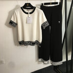 Christian Dior Signature Knit Loungewear Set