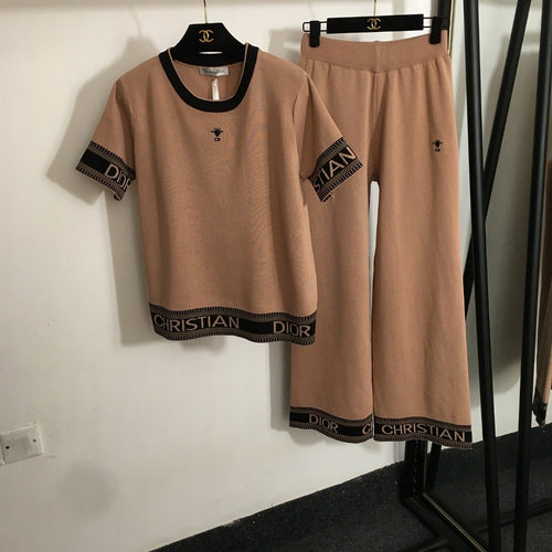 Christian Dior Signature Knit Loungewear Set