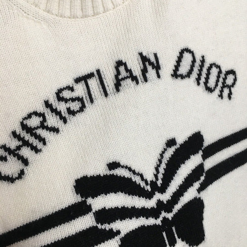 Christian Dior Butterfly Intarsia Knit Tee