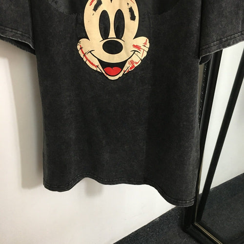 Gucci x Disney Vintage Mickey Graphic Tee – Washed Black