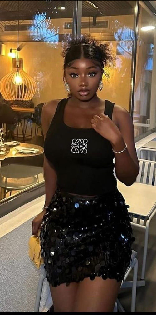 Loewe Anagram Ribbed Cotton Tank Top