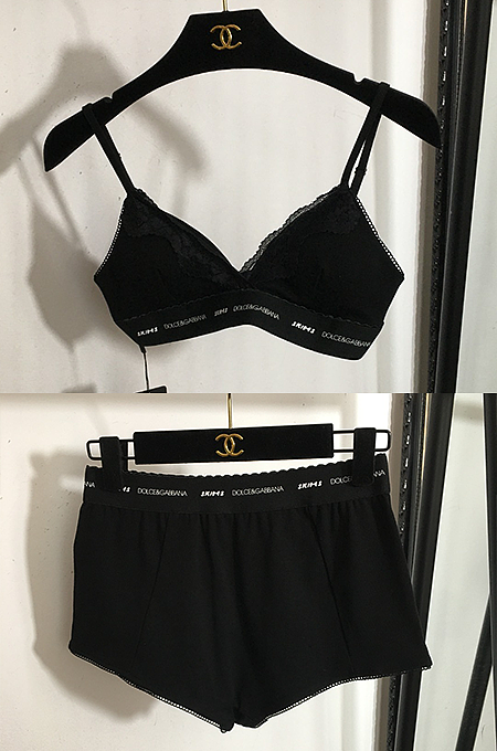 Dolce & Gabbana x SKIMS Luxe Loungewear Bralette & Shorts Set