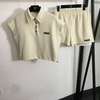 Miu Miu Polished Essentials Two-Piece Shorts Set