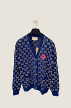 Gucci “Luxe Monogram Aureate” Statement Cardigan