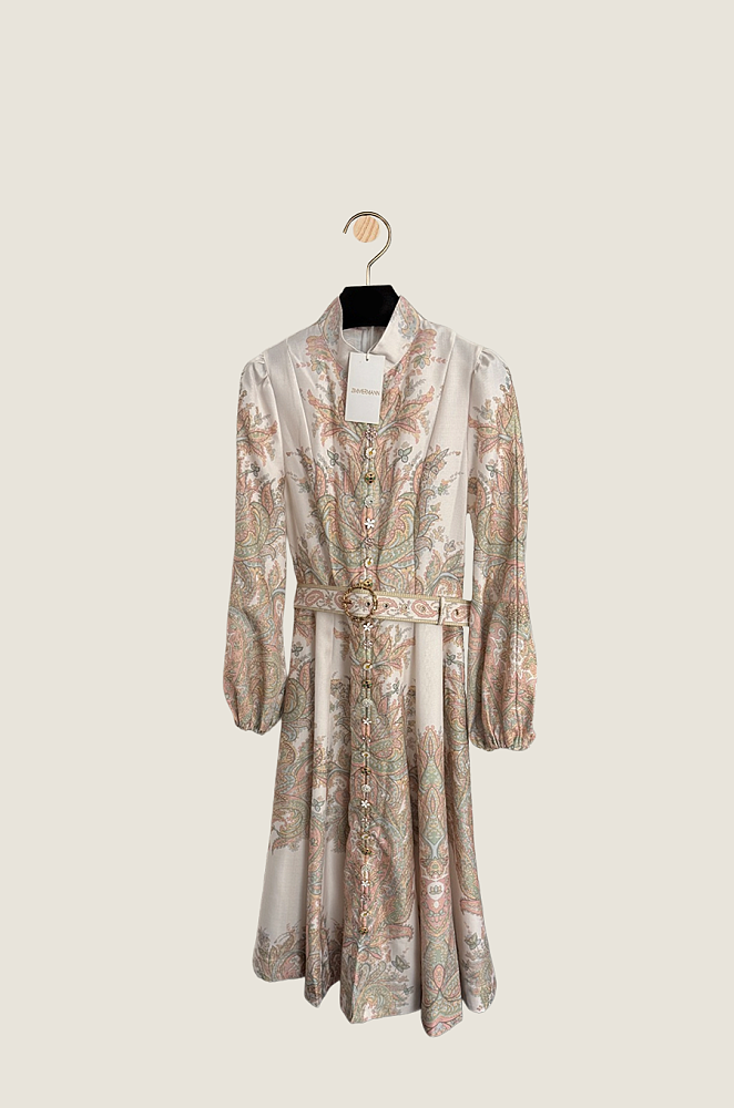 Zimmermann “Eden Reverie” Paisley Embellished Silk Midi Dress – S–XL – LUXE  LIVING FASHIONS
