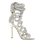 'Cliree' Leather and Rope Heels