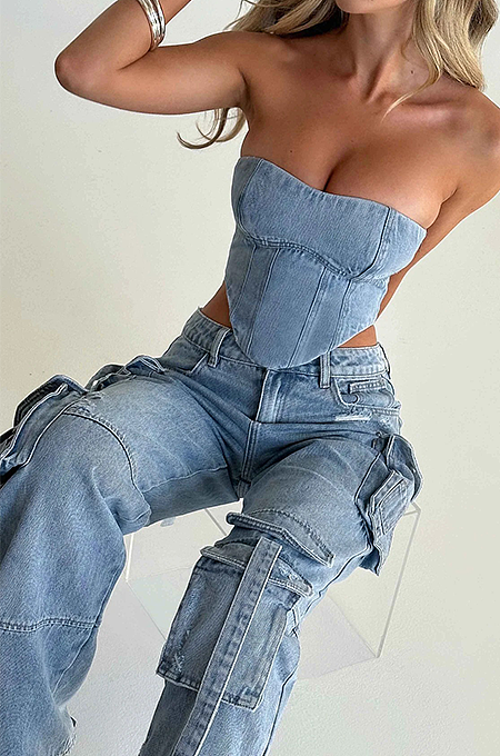 'Glory of Riches' Jeans Set