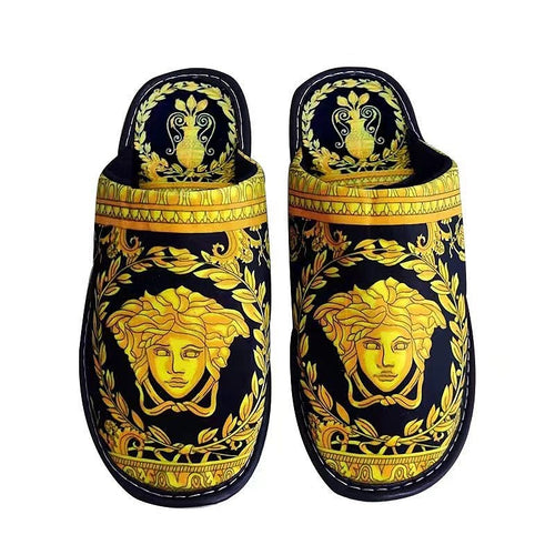 Versace Medusa Iconic Baroque House Slippers – Luxe Edition