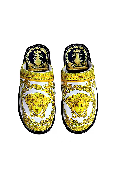 Versace Medusa Iconic Baroque House Slippers – Luxe Edition