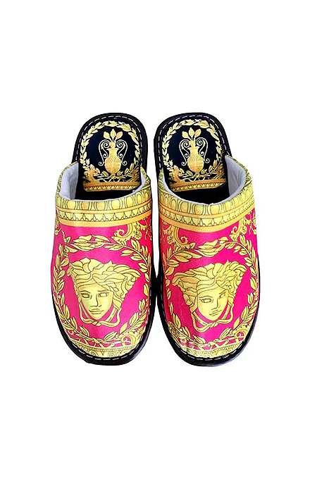 Versace Medusa Iconic Baroque House Slippers – Luxe Edition