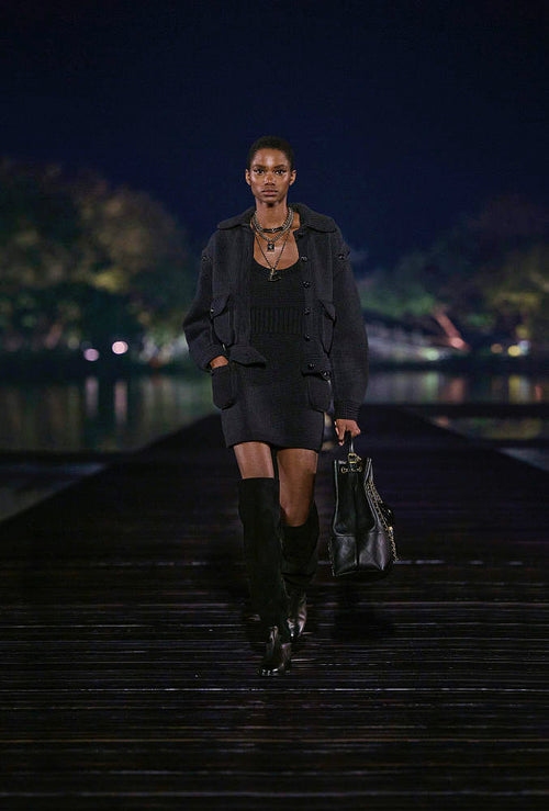 Chanel Classic Caviar Quilted Tote Bag with Gold Chain Shoulder Strap – Black