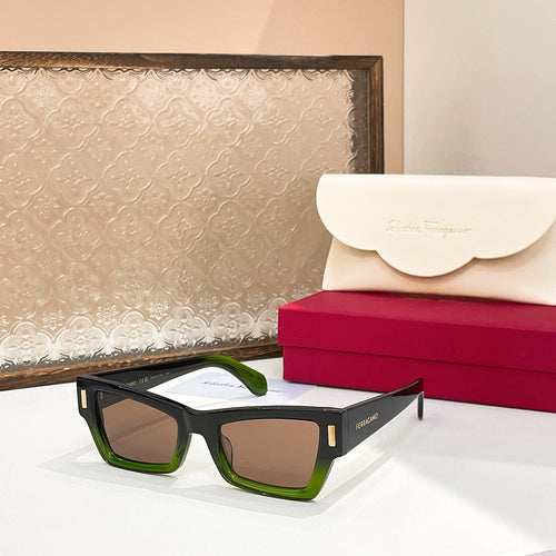 Ferragamo Big Frame Sunglasses