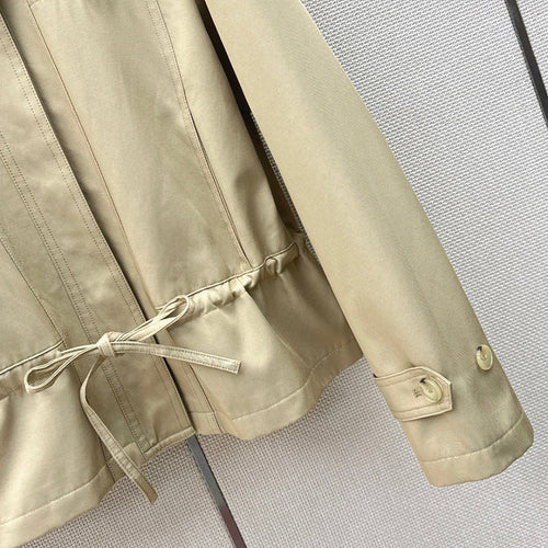 Moncler Cinched Utility Cropped Jacket Description