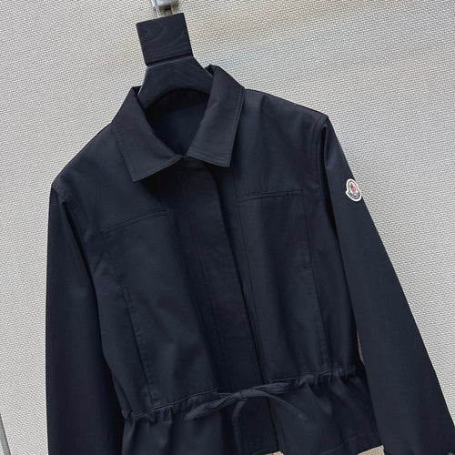 Moncler Cinched Utility Cropped Jacket Description