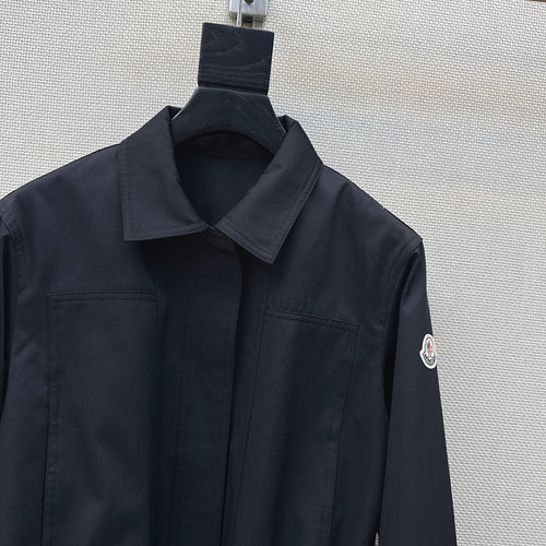 Moncler Cinched Utility Cropped Jacket Description