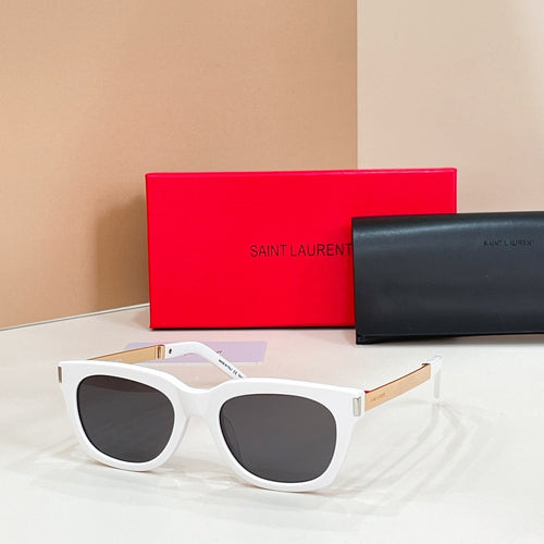Saint Laurent Classic Angular Frame Sunglasses – Signature Acetate Collection