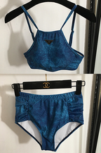 Prada High-Neck Sport Bikini Set