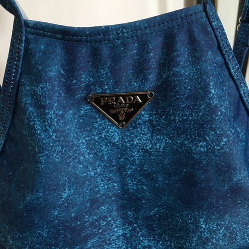 Prada High-Neck Sport Bikini Set