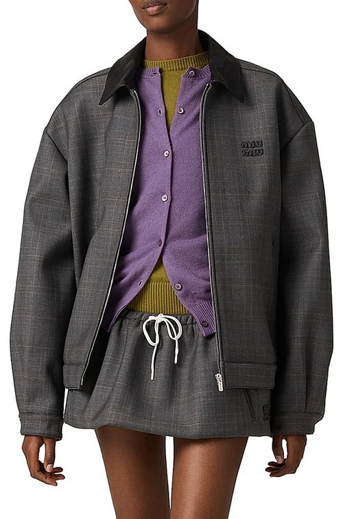 Miu Miu Tailored Utility Wool Jacket