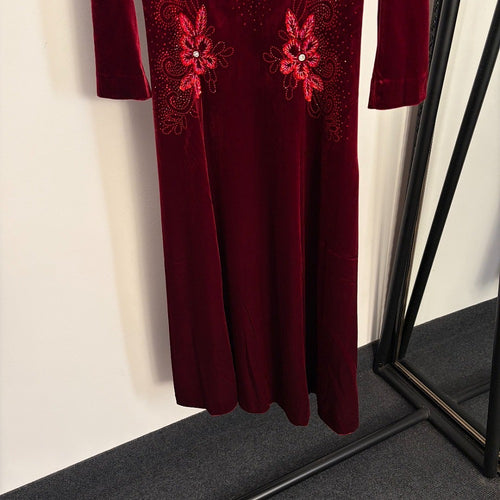 Dolce & Gabbana Regalia Embellished Velvet Midi Gown