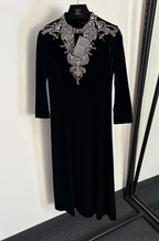 Dolce & Gabbana Regalia Embellished Velvet Midi Gown