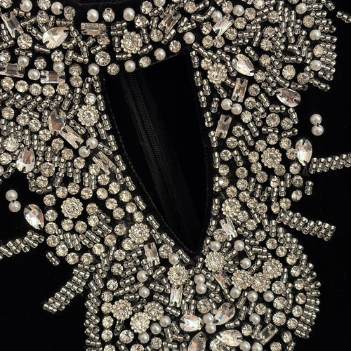 Dolce & Gabbana Regalia Embellished Velvet Midi Gown