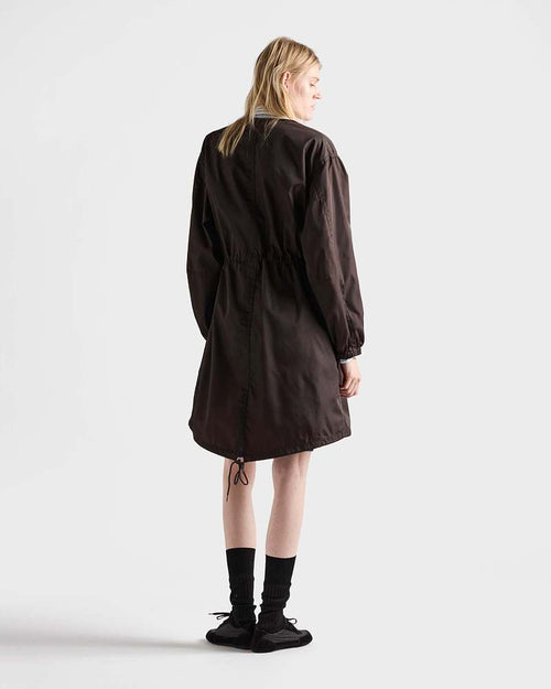 Prada Nocturne Cinched Nylon Coat