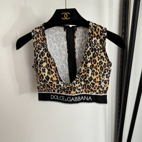 Dolce & Gabbana Leopard Print Performance Set