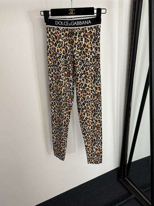 Dolce & Gabbana Leopard Print Performance Set