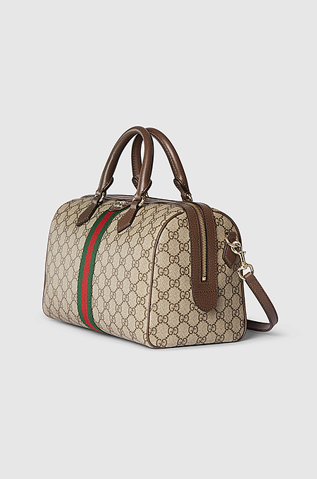 Gucci Ophidia GG Supreme Boston Bag