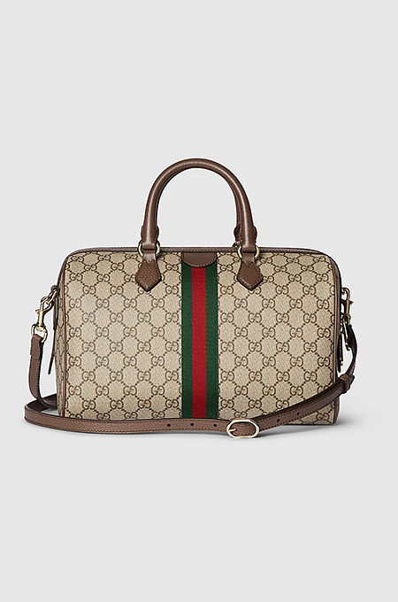 Gucci Ophidia GG Supreme Boston Bag