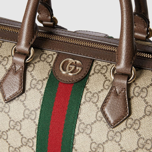 Gucci Ophidia GG Supreme Boston Bag