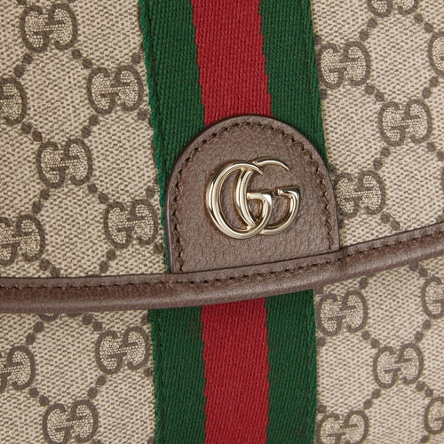 Gucci Ophidia GG Supreme Medium Flap Shoulder Bag
