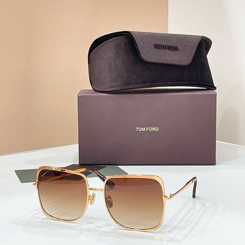 TOM FORD – Imperium Carré Metal Sunglasses