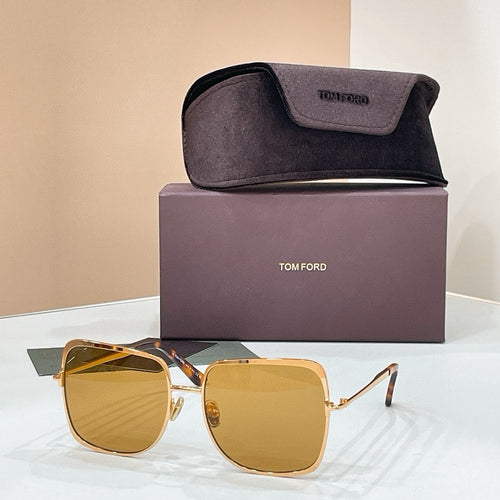 TOM FORD – Imperium Carré Metal Sunglasses