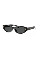 VERSACE – Medusa Noire Oval Icon Sunglasses