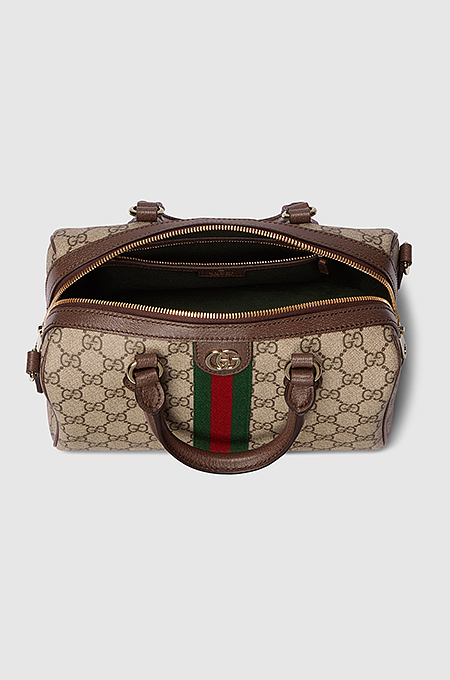 Gucci Ophidia GG Supreme Small Boston Bag
