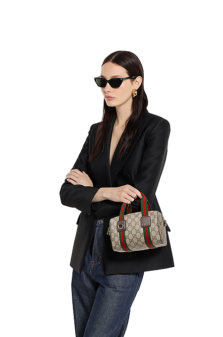 Gucci Ophidia GG Supreme Mini Top Handle Bag