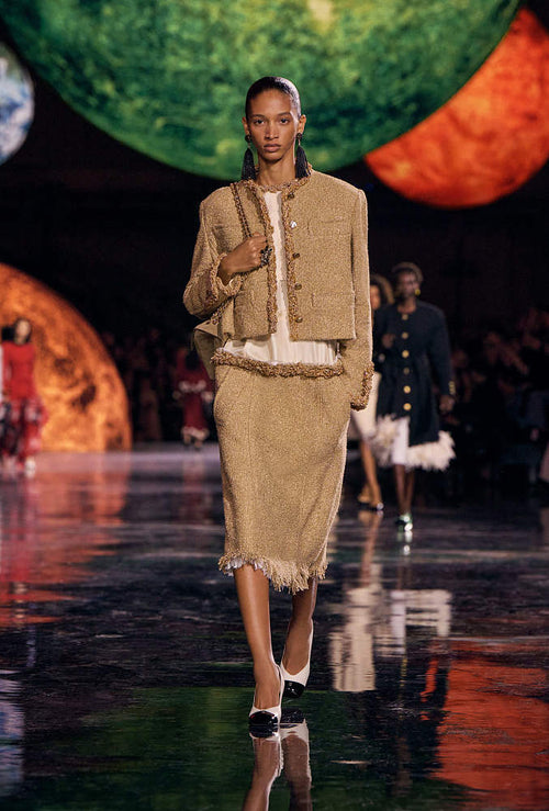 CHANEL – Éternelle Cap-Toe Block Heel Pumps