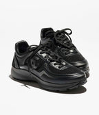 CHANEL – Noir Terrain Platform Sneakers
