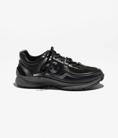 CHANEL – Noir Terrain Platform Sneakers