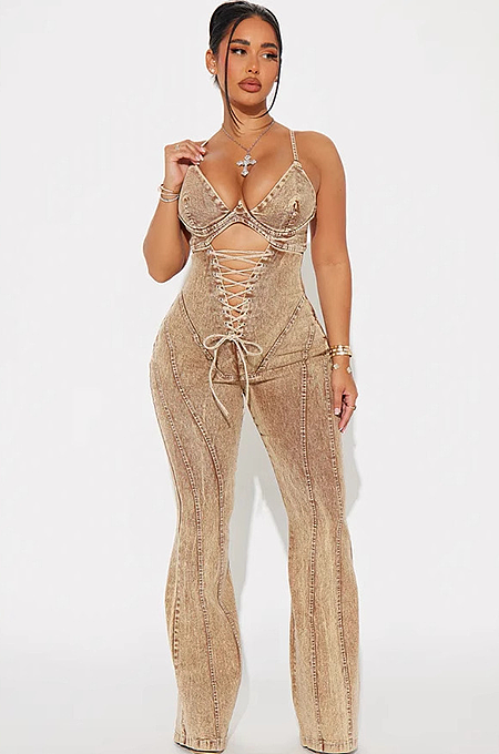 'Jori' Denim Jumpsuit