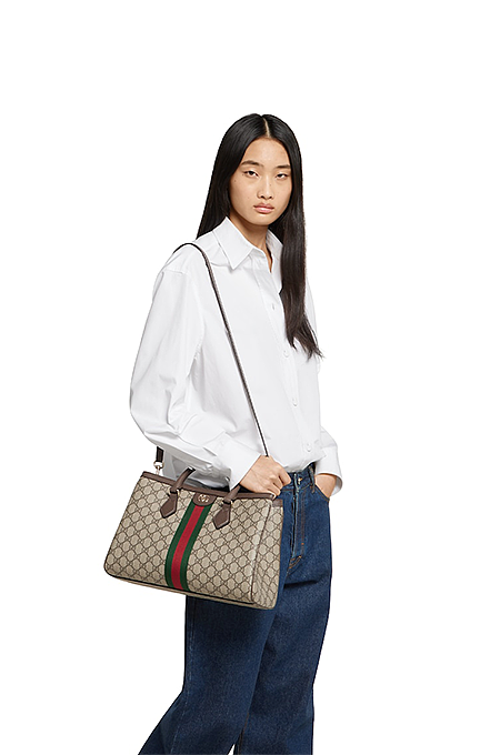 Gucci Ophidia GG Supreme Medium Tote Bag