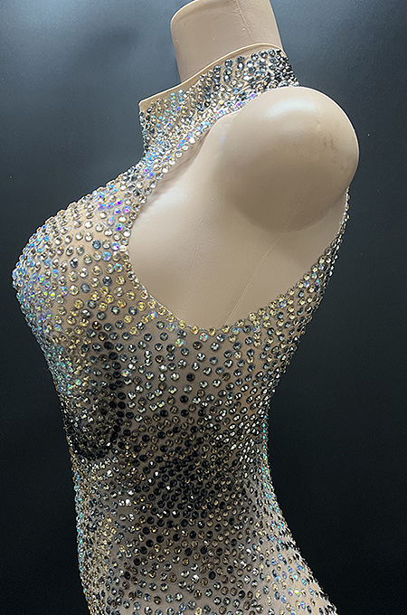 'Alouette' Rhinestone Jumpsuit