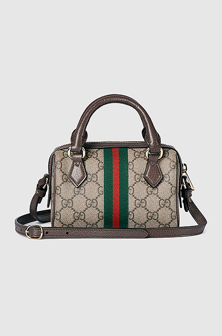 Gucci Ophidia GG Supreme Mini Boston Bag