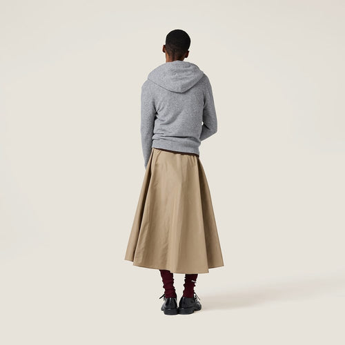 MIU MIU – Nautica Volume Tech Midi Skirt